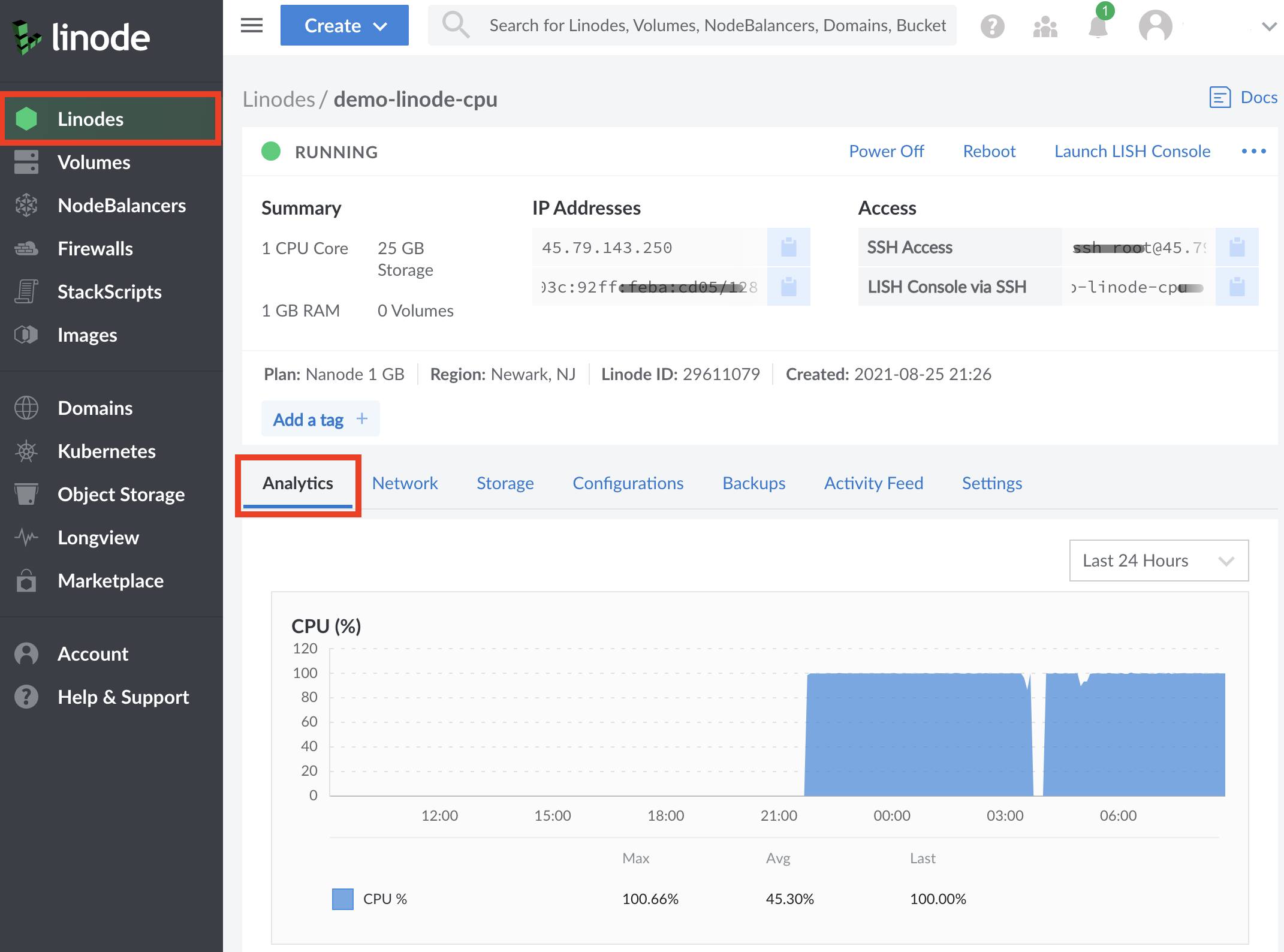 Create a Dedicated CPU instance in Cloud Manager Dedicated CPU Candidate Graph